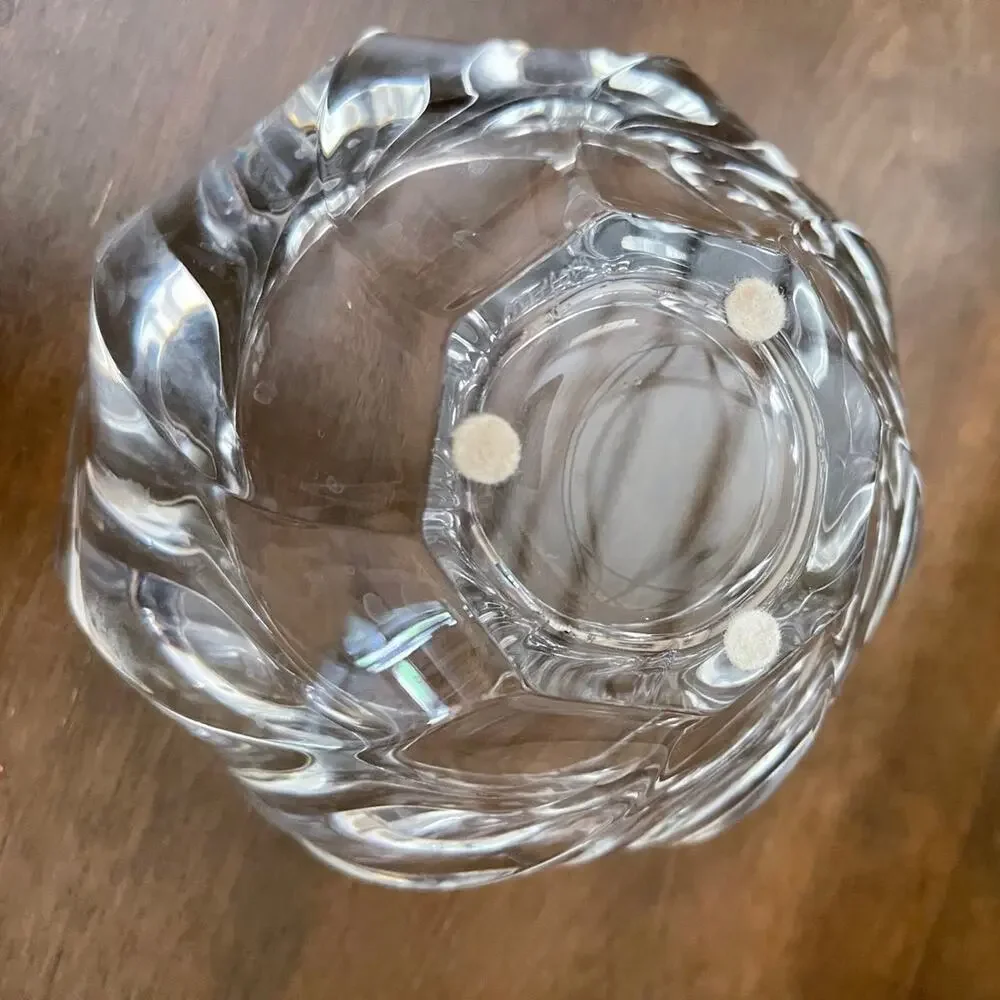 Vintage Orrefors Sweden Crystal glass bowl Kosta Boda 8